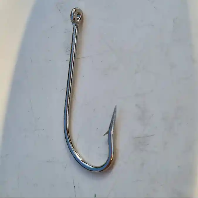 Anzuelo Silve Wave Oshaughnessy #8 18mm 0,1gr Con Ojo Sobre Con 10 Anzuelos Pesca