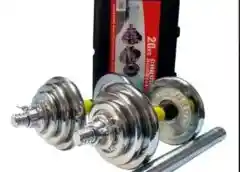 Set Mancuernas Acero 20kg 2pz