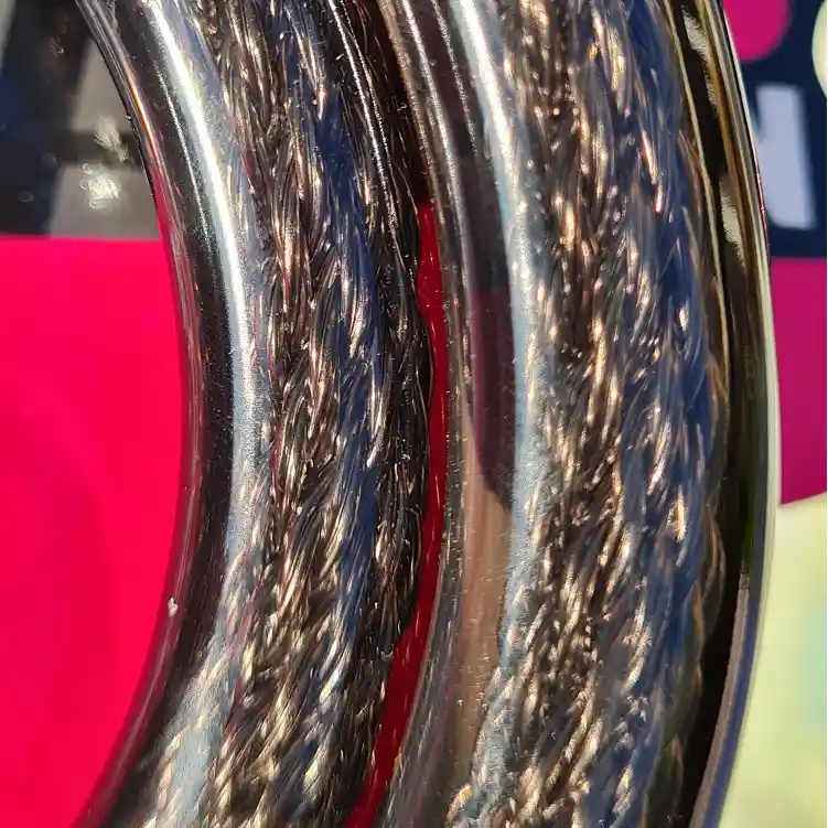 Candado 10ten Espiral Con Clave 1 Mt Grosor 15 Mm Negro