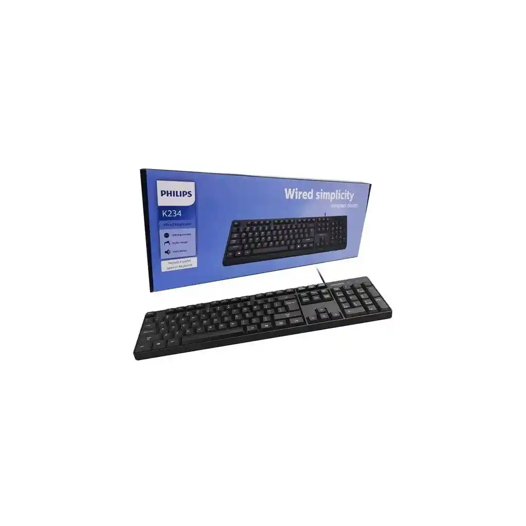 Teclado Philips K254 Alambrico