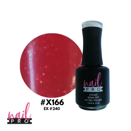 Esmalte Permanente Nail Pro X166