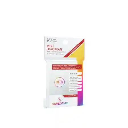 Gg: Matte Bg Sleeves - Mini European (46 X 71 Mm)