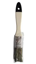 Brocha Con Mango De Madera Vulcanizada 1"