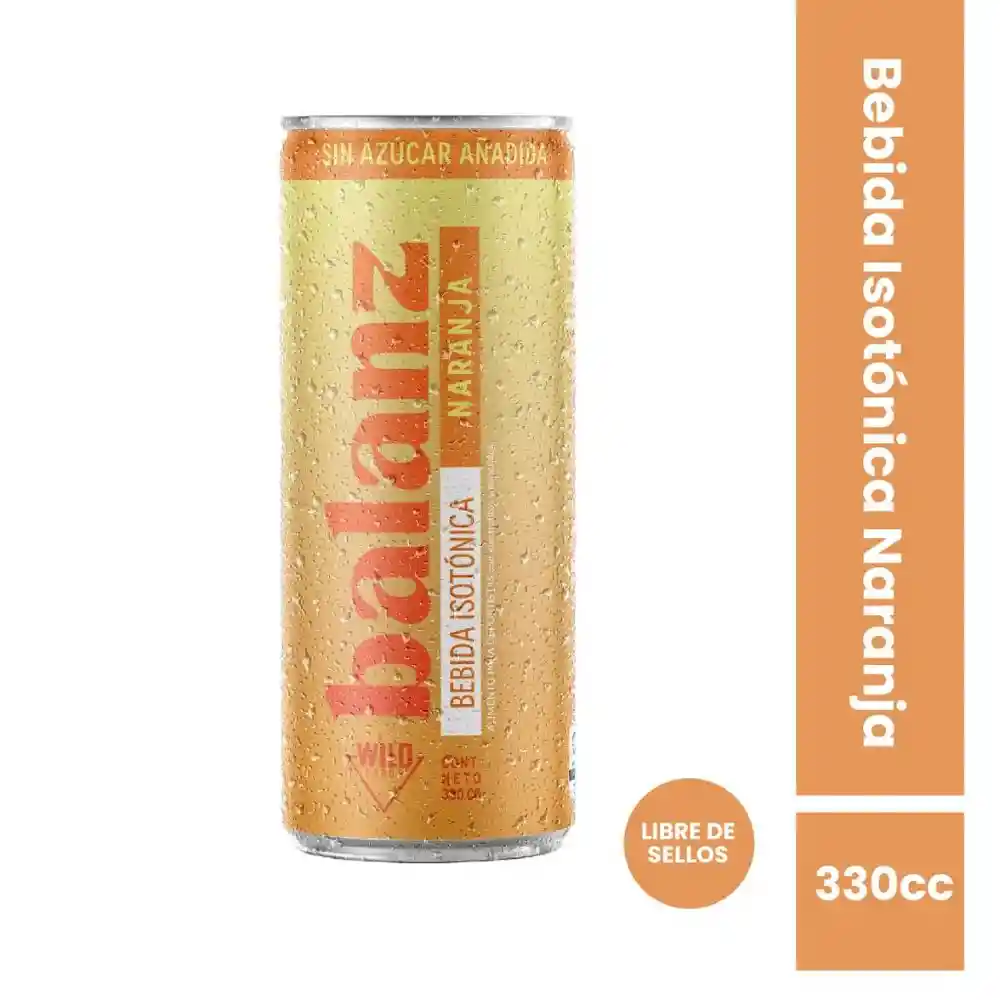 Bebida Isotónica Balanz Naranja 330cc