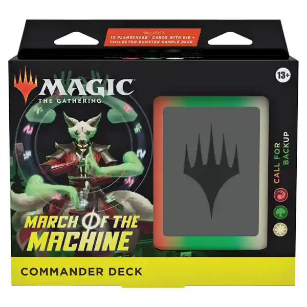 March Of The Machine-commander Deck (call For Buckup)