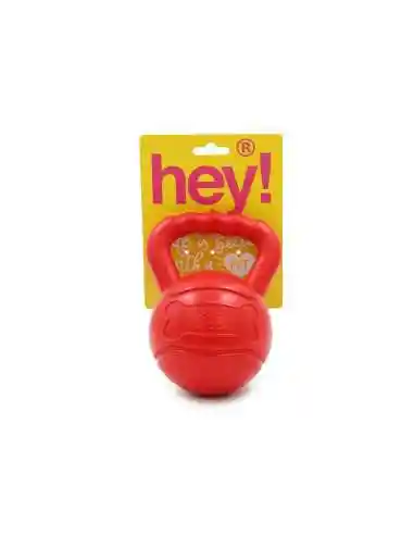 Hey - Juguete Perros Pesa Goma Rojo