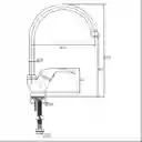 Monomando Grifo Llave Vertical Lavaplatos Fregadero Ornella