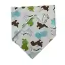 Babero De Algodón Estampado Para Bebés Diseño Dinosaurios