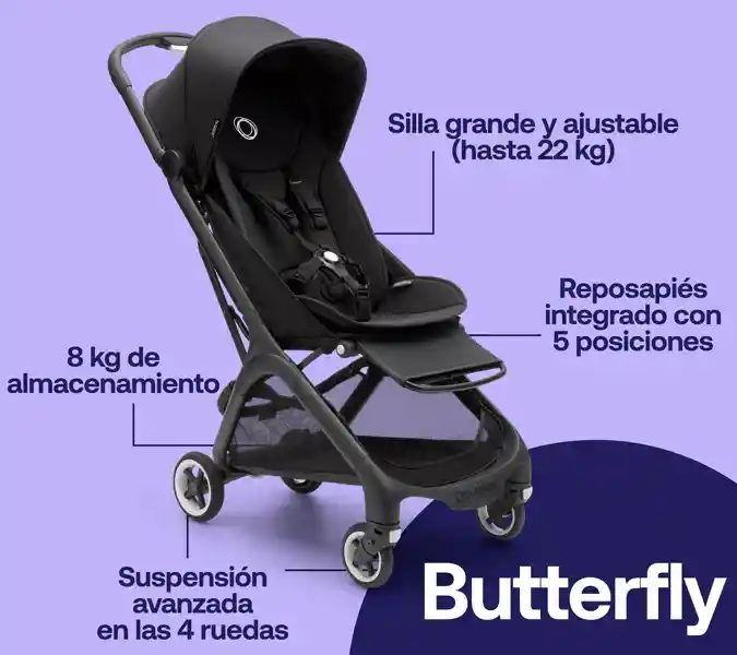 Bugaboo Coche Compacto Butterfly - Azul