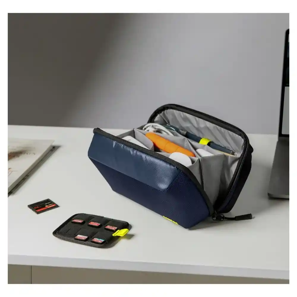 Tomtoc Estuche Organizador De Accesorios Estilo Acordeón - Azul