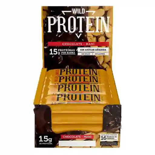 Wild Protein Chocolate Maní 16un