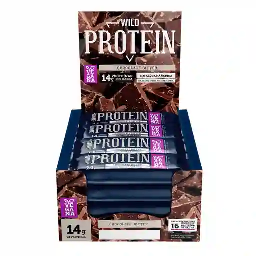 Wild Protein Chocolate Bitter 16un