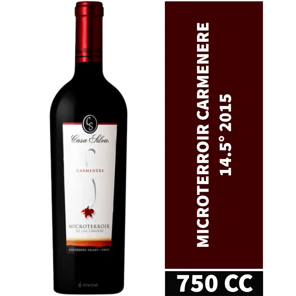 Casa Silva Microterroir Carmenere 14.5° G.l. 750cc