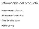 Sensor Repelente Para Animales Solar - Miki Imports