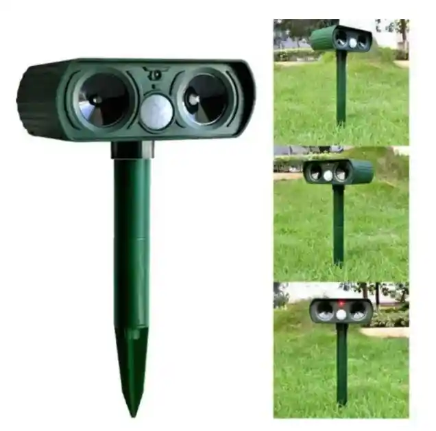 Sensor Repelente Para Animales Solar - Miki Imports