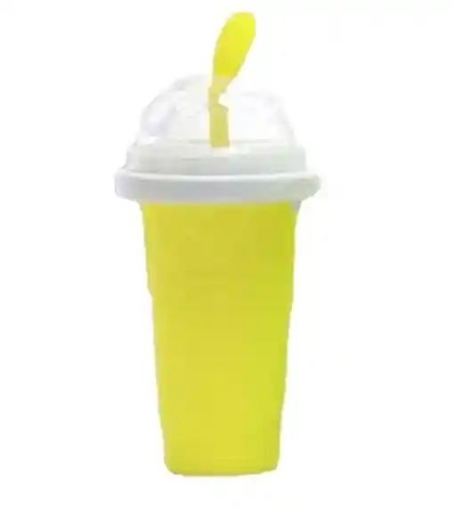 Vaso Congelacion Rapida Taza Magica Granizado Verano Amarillo