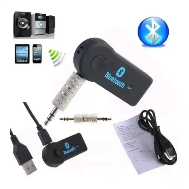 Receptor Bluetooth Auto Inalambrico Recargable Manos Libres