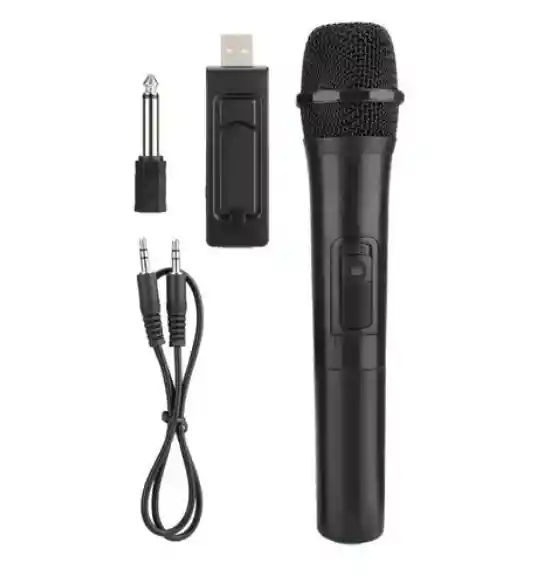 Pack X2 Micrófono Karaoke Micrófono Inalámbrico Usb