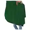 Poncho Para Lluvia Verde 100x130cms Con Capucha