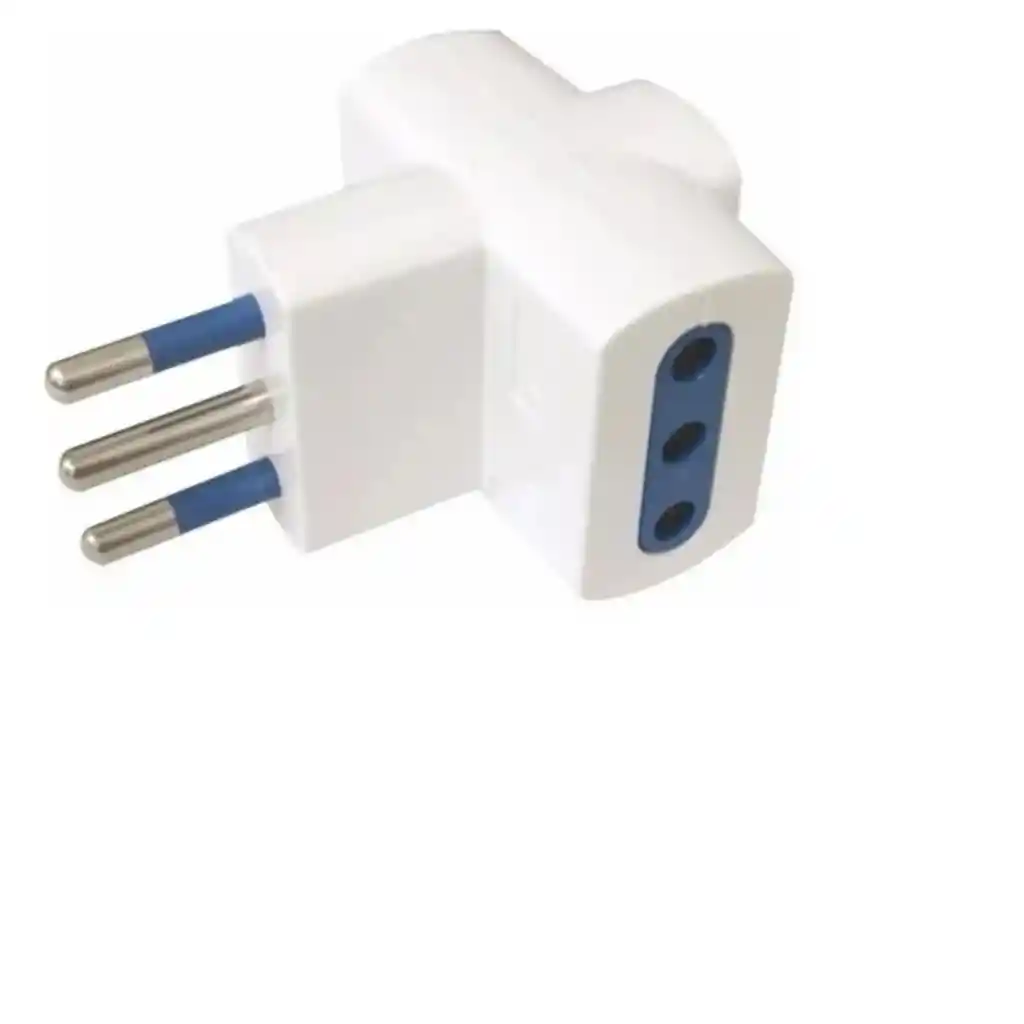 Adaptador Triple Enchufe Blanco Ep-025 250(v) 10(a) 1500(w)