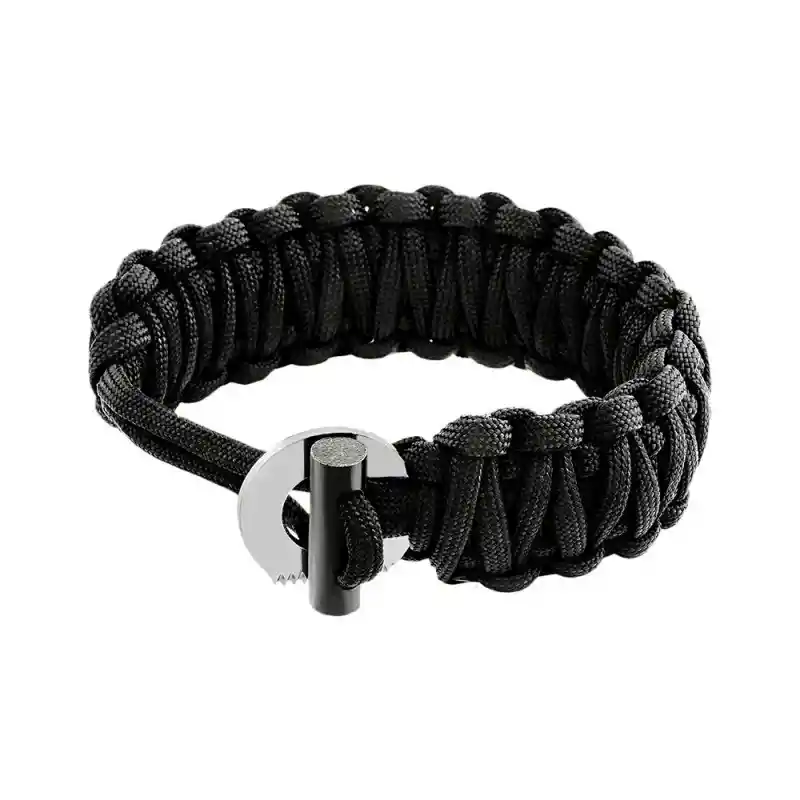 Pulsera Paracord Magica 3mts 259lb Nylon 35grs Con Barra Magnesio