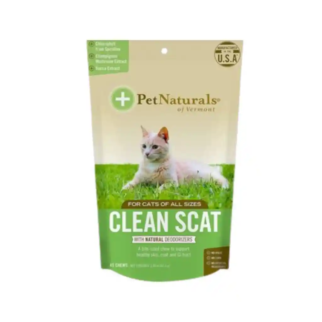 Pet Naturals, Masticables Para Gatos, Reductores Del Olor Fecal, Sabor Pollo