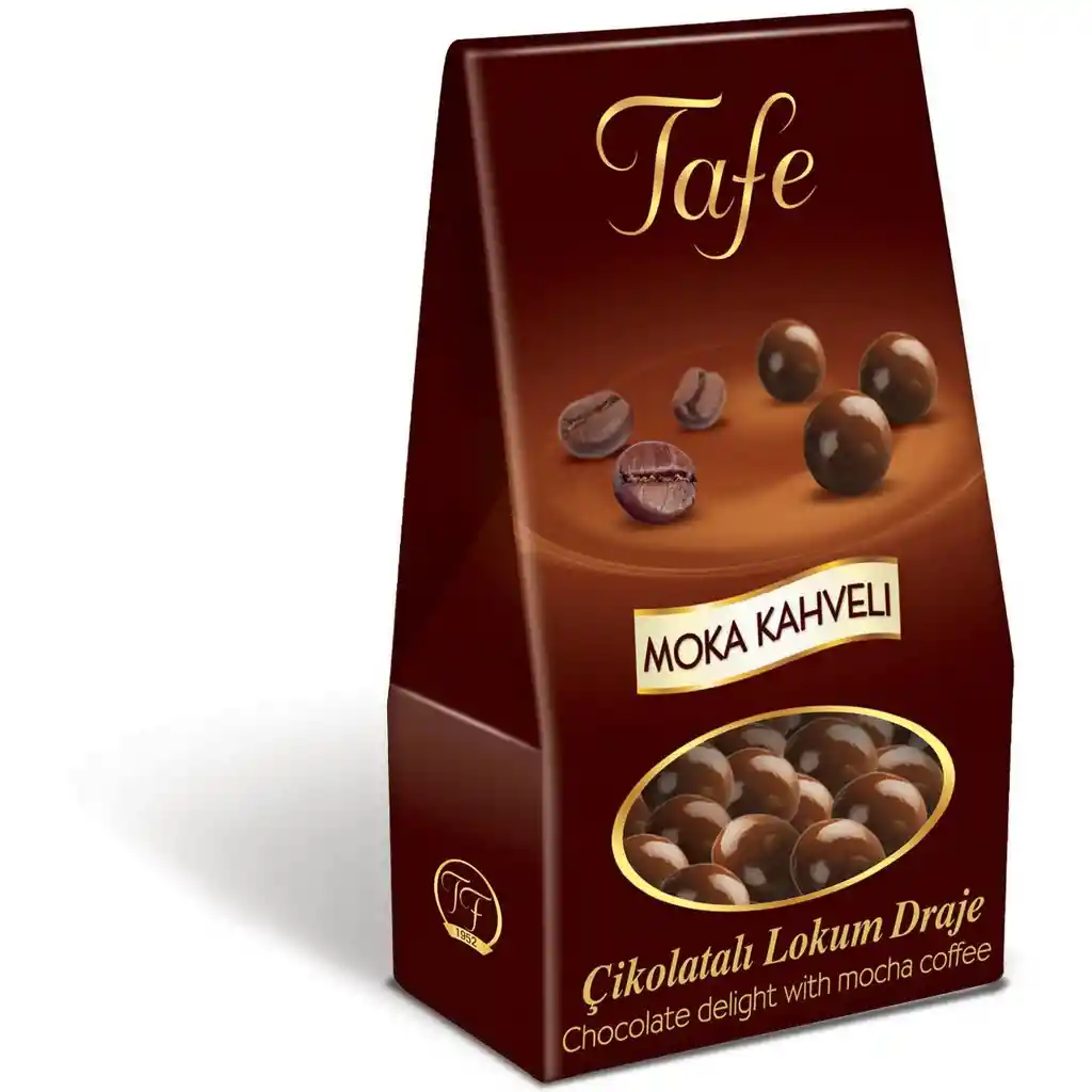 Grageas De Delicias Turcas Moca Café Cubierta Con Chocolate Belga 60 Gr