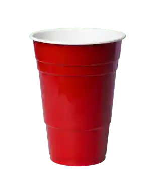 Pack 25 Un. Vasos Rojos 470cc Red Cups 16oz