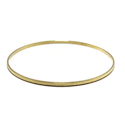 Pulsera Esclava Fina Satinada Enchapada Oro 18k