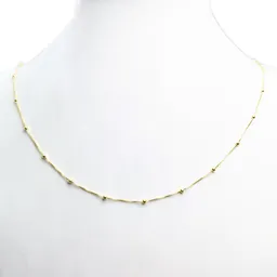 Collar Mini Bolas 45cm Enchapado Oro 18k