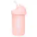 Boon Swig Vaso Con Bombilla Flexible 270 Ml - Rosado