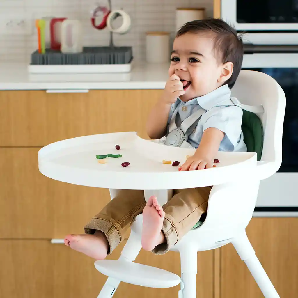 Boon Silla Para Comer Evolutiva Grub - Blanca