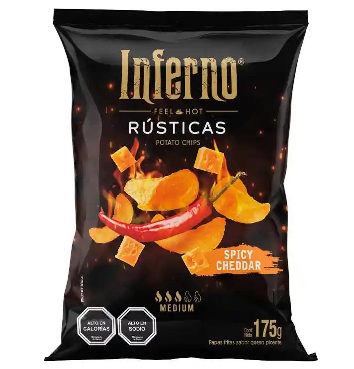 Papas Inferno Spicy 180g