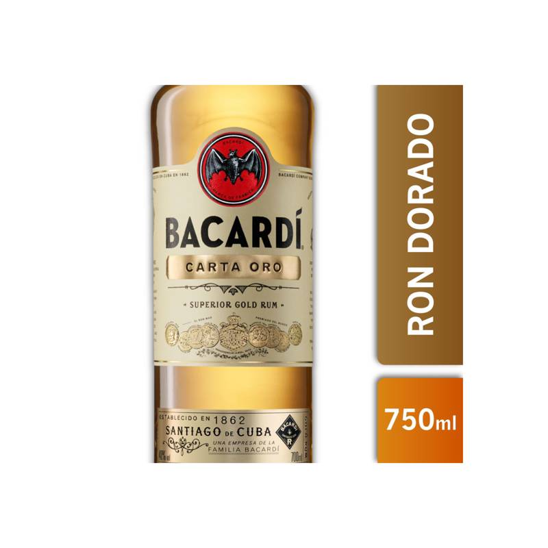 Bacardi Carta Oro 40° 750ml