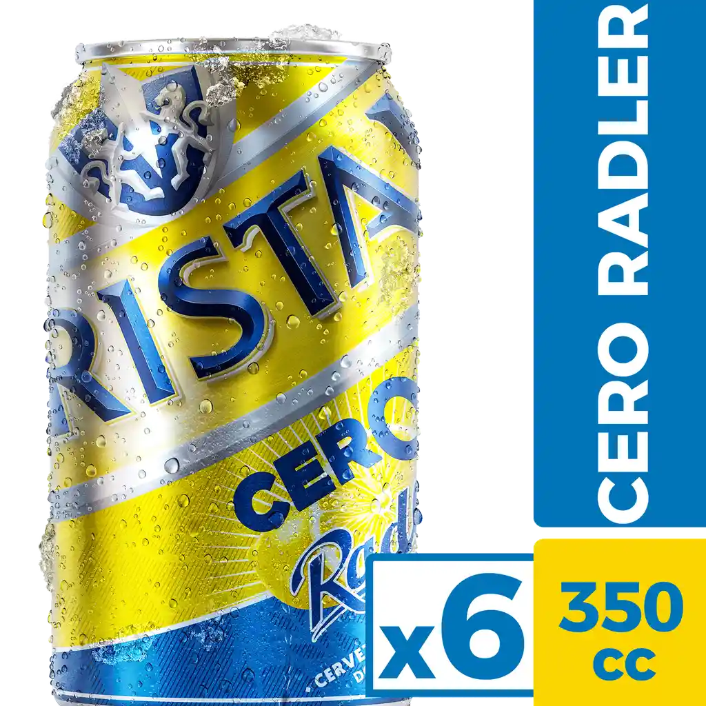 Six Pack Cristal Randle Cero 350cc Lata