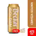 Six Pack Becker Gold 470cc Lata