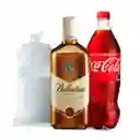 Whisky Ballantines 750ml + Coca-cola 1.5l+ Hielo 1kg