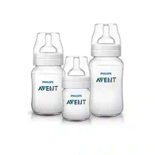 Set Mamadera Anti-colic 125 Ml+260ml+330 Ml