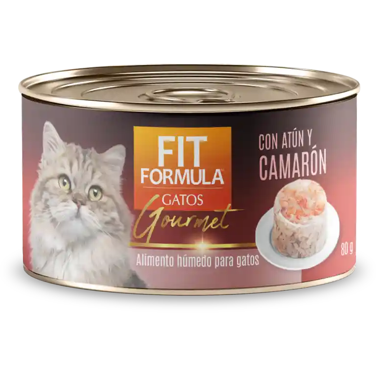 Fit Formula Gatos Gourmet Alimento Humedo - Atun Y Camaron