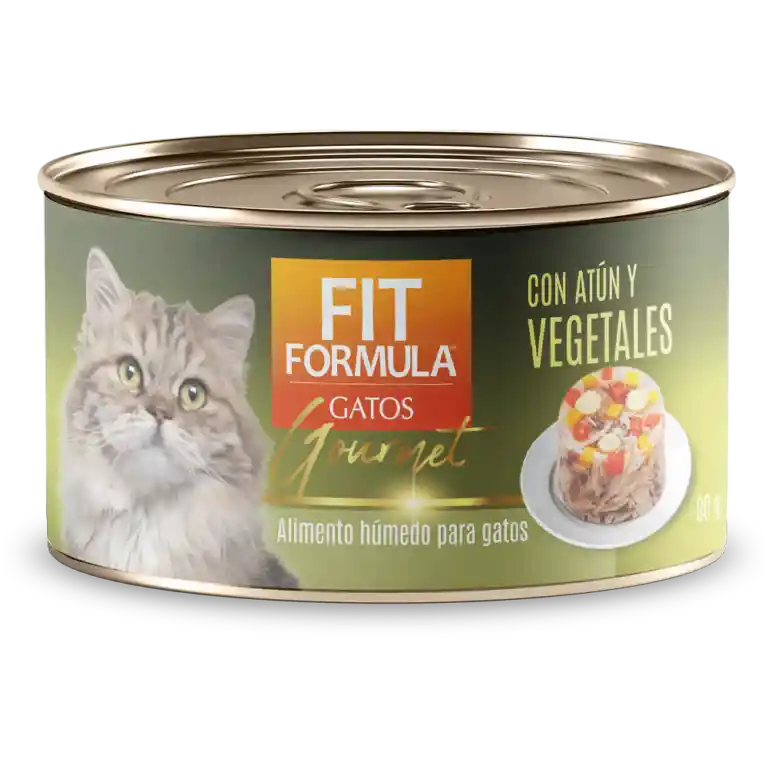 Fit Formula Gatos Gourmet Alimento Humedo - Atun Y Vegetales