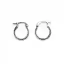 Aros Argollas 16mm Plata Fina 925