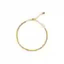 Pulsera Mostacilla Enchapado Oro 18k