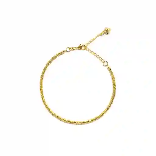 Pulsera Mostacilla Enchapado Oro 18k