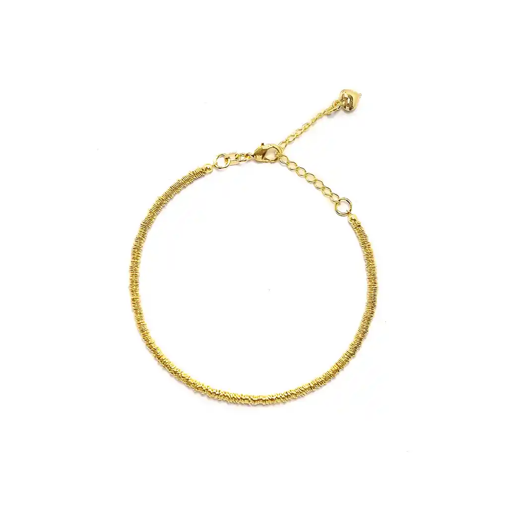 Pulsera Mostacilla Enchapado Oro 18k