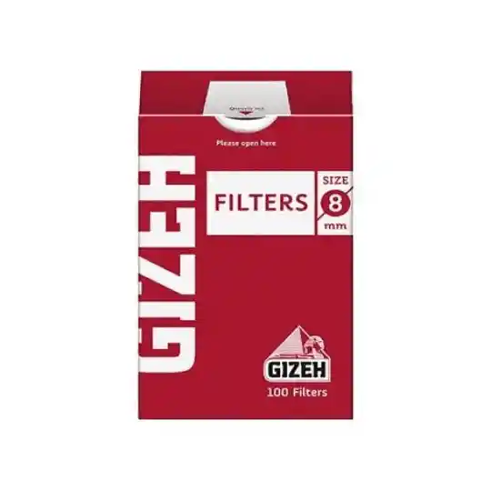 Gizeh Filtros Regular 8mm 100 Unidades