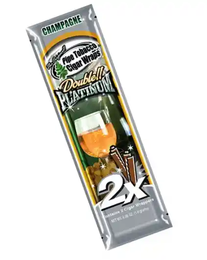 Blunt Wrap Double Platinum 2x Champagne