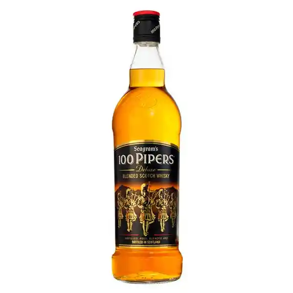 100 Pipers 750ml. Deluxe