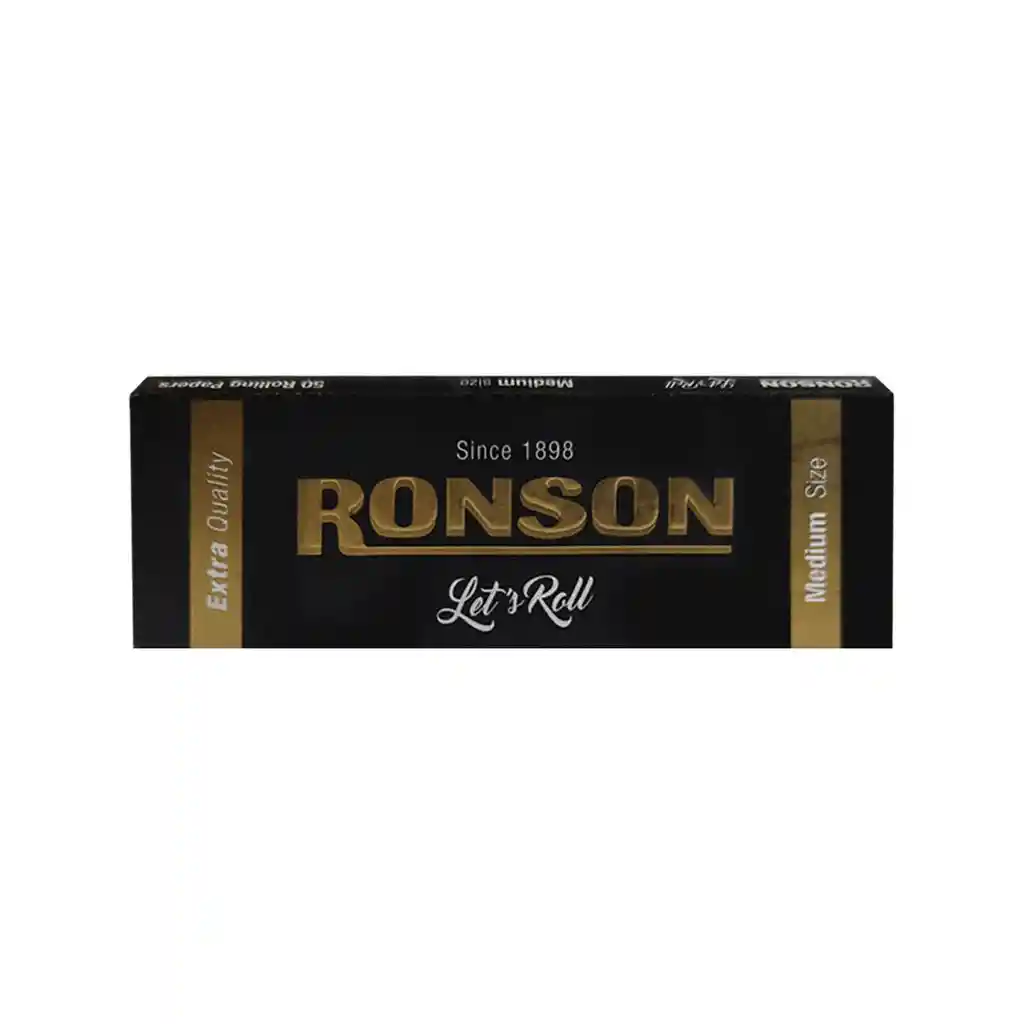 Papelillo Ronson Negro 50 Unidades