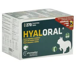 Hyaloral Cachorros, Razas Pequeñas Y Medianas 270 Comprimidos.