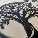 Árbol De La Vida Con Pájaros 40 Cm X 40 Cm - Negro